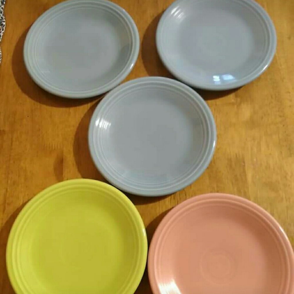 Fiestaware dessert plates